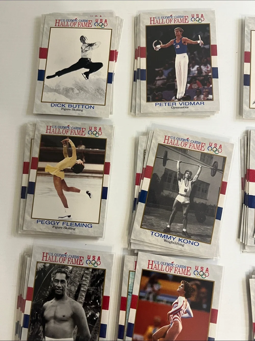 Vintage 90s US Olympics Hall of Fame Trading Cards - 20 Per Lot